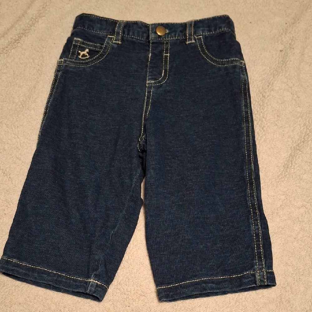 Faded Glory Blue Bermuda Shorts with Clean Hem (NWOT)